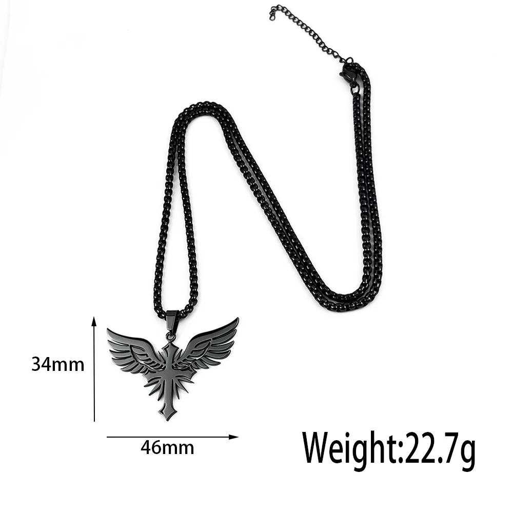 collier d'oiseau de feu de phénix en acier inoxydable, plaqué or véritable, pendentif d'oiseau de feu de couleur 18 carats, bijoux de film chaud pour hommes et femmes, vente en gros collier d'oiseau de feu de phénix en acier inoxydable, plaqué or véritable, pendentif d'oiseau de feu de couleur 18 carats, bijoux de film chaud pour hommes et femmes, vente en gros