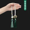 culture traditionnelle chinoise bouddha bodhi pendentif de voiture haut de gamme ping an voiture bijoux voiture lotus rétroviseur pendentif cadeaux de fête