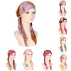 Hijab imprimé musulman pour femmes et filles, turban à longue queue, couvre-chef élastique 7.5, bonnet chimio respirant Hijab imprimé musulman pour femmes et filles, turban à longue queue, couvre-chef élastique 7.5, bonnet chimio respirant