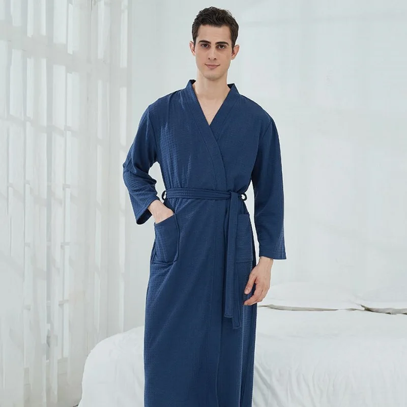 peignoir pour hommes femme longue absorbante terry robe de bain kimono hommes serviette peignoir solide vêtements de nuit femmes robe de chambre peignoir pour hommes femme longue absorbante terry robe de bain kimono hommes serviette peignoir solide vêtements de nuit femmes robe de chambre