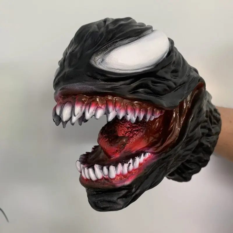 masque de monstre d'horreur en latex à longue langue, couvre chef de cosplay de film de héros souriant, accessoire de blague de maison hantée, costume de fête d'halloween masque de monstre d'horreur en latex à longue langue, couvre chef de cosplay de film de héros souriant, accessoire de blague de maison hantée, costume de fête d'halloween