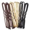 Épingles à cheveux et clips en forme de u pour couvre chef, 50mm, 50 pièces, accessoires pour femmes et filles, décoration de tête de mariage pour mariée