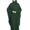 vêtement de prière musulmane formel longue robe khimar femmes vêtements islamiques à capuche dubaï turquie namaz jurken abaya hijab djellaba robe