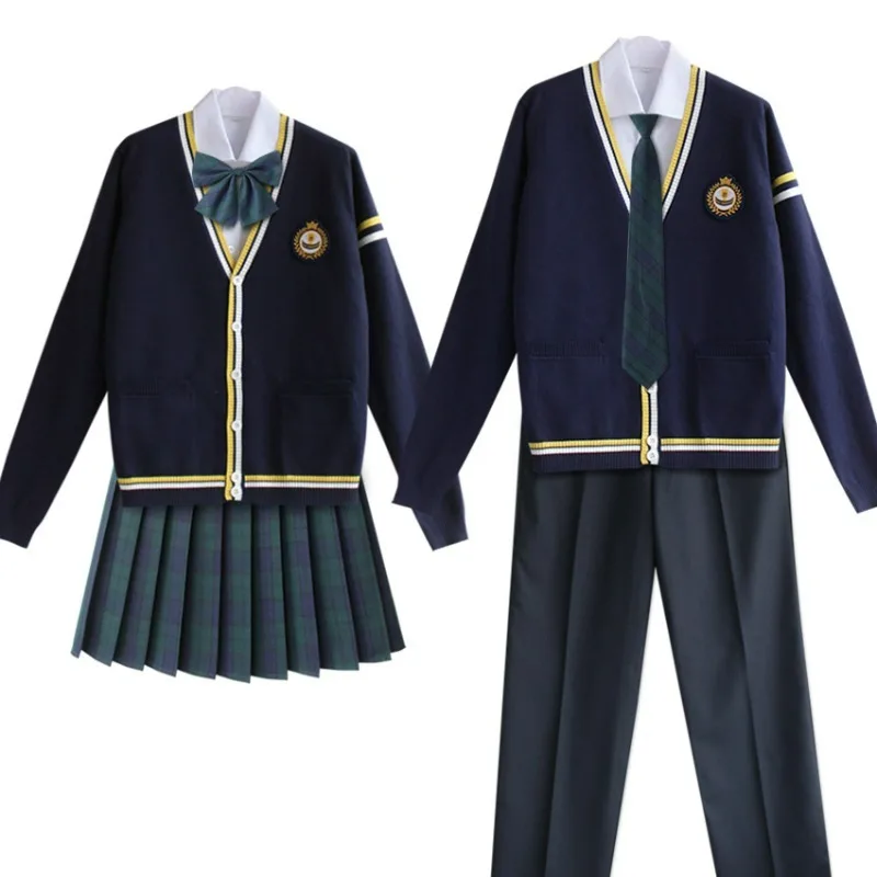 uniforme japonais jk, cardigan, pull, ensemble tricoté, uniforme scolaire pour hommes et femmes uniforme japonais jk, cardigan, pull, ensemble tricoté, uniforme scolaire pour hommes et femmes