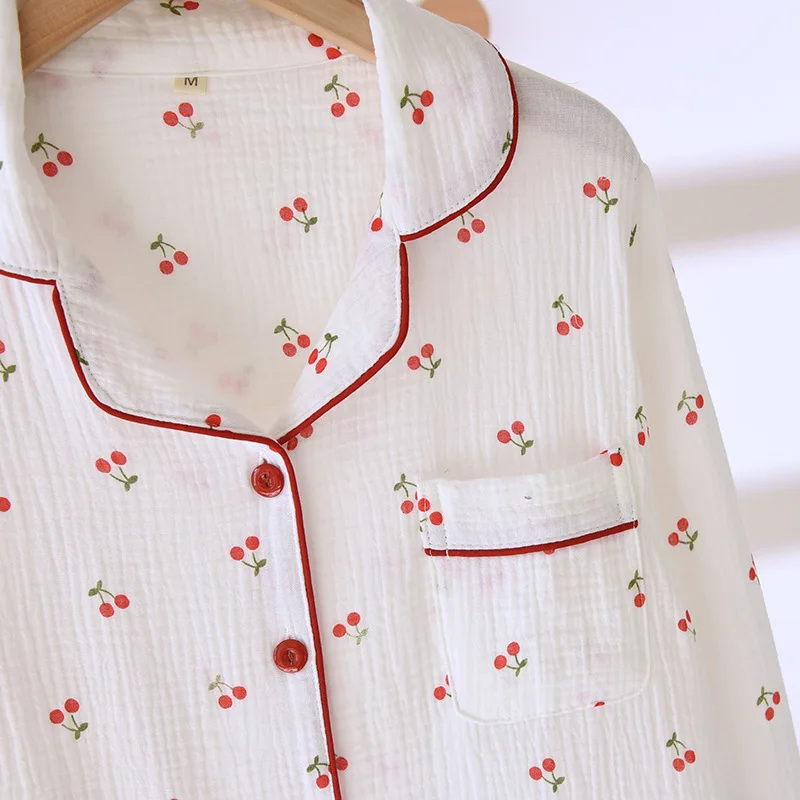 coton fleur impression décontracté maison femmes vêtements de nuit style simple mince été et automne pantalon pyjamas ensemble pour les femmes coton fleur impression décontracté maison femmes vêtements de nuit style simple mince été et automne pantalon pyjamas ensemble pour les femmes