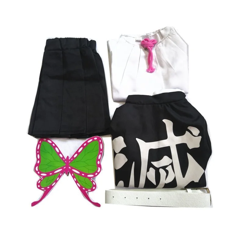 costume de cosplay anime kanao tsuyuri kanawo, vêtements kimono, perruque, coiffure papillon costume de cosplay anime kanao tsuyuri kanawo, vêtements kimono, perruque, coiffure papillon