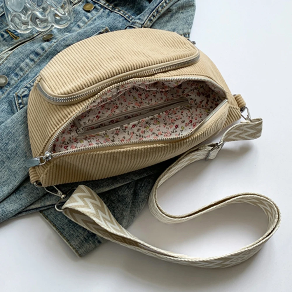 sacs de ceinture en velours côtelé pour femmes, sacs de taille, sac à main multi poches, sac de poitrine, sacs à bandoulière, mode décontractée, gels féminins sacs de ceinture en velours côtelé pour femmes, sacs de taille, sac à main multi poches, sac de poitrine, sacs à bandoulière, mode décontractée, gels féminins