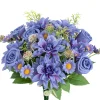 soie fleurs artificielles dahlia rose haute qualité festival de mariage couronne maison chambre jardin décoration bouquet de mariée arc diygift