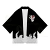 kimono d'animation japonaise wiltshire ach, costume de cosplay d'halloween, kurosaki ichigo urahara pray uke, cape everak blanche, haori, vêtements d'anime