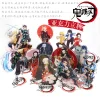 grand support en acrylique demon slayer kimetsu no yaiba 1 40, marchandise anime tanjiro kamado nezuko kamado à collectionner