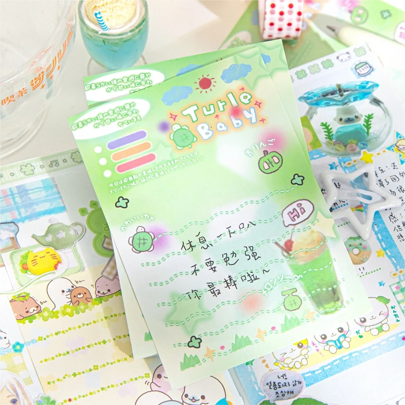 50 feuilles mignon japonais style à l'ancienne bloc notes message papier journal bricolage matériel de base bloc notes école papeterie 50 feuilles mignon japonais style à l'ancienne bloc notes message papier journal bricolage matériel de base bloc notes école papeterie