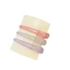 Épingles à cheveux colorées, 2 pièces, pince à bec de canard givré, frange à la mode, épingles à cheveux, barrettes, accessoires pour couvre chef