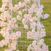 180cm fleurs artificielles sakura vigne mariage extérieur jardin rose arc décor à la maison saint valentin soie scrapbook fond plantes murales