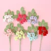 Daphné Odera Crochet fleur Bouquet créatif tissé à la main fleur mignon fleurs artificielles mariage décor à la maison cadeau Daphné Odera Crochet fleur Bouquet créatif tissé à la main fleur mignon fleurs artificielles mariage décor à la maison cadeau