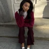 Homair femmes pull avec écharpe gris manches longues col en v simple boutonnage femme Cardigan 2025 automne mode confortable dame tricots Homair femmes pull avec écharpe gris manches longues col en v simple boutonnage femme Cardigan 2025 automne mode confortable dame tricots
