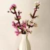 cadeau de célébration de fleurs de cerisier, motif floral constructible pour enfants créatifs, fleurs de cerisier blanches et roses, cadeaux pour filles