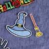 autocollants brodés en forme de citrouille pour halloween, accessoires pour vêtements, chaussures, chapeaux, sacs à dos, 152 pièces