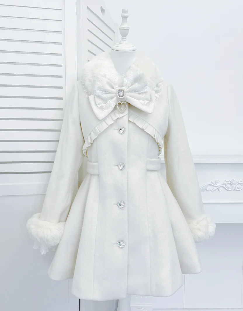 veste en laine noire pour femme, manteau japonais, produit en série, automne hiver, col à nœud mignon, doux et élégant, pardessus lolita veste en laine noire pour femme, manteau japonais, produit en série, automne hiver, col à nœud mignon, doux et élégant, pardessus lolita