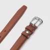ceinture fine pour femmes, 1 pièce, style assorti, à la mode et simple, avec jean