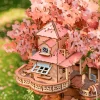 robotime rolife sakura – kits de maquettes de maison dans les arbres, puzzle 3d en bois, décoration de maison, cadeau pour femmes, filles et garçons pour adultes