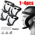 Masque de protection facial complet, tête transparente, couvercle de protection pour les yeux, lunettes, visières d’écran, Anti-poussière, coupe-vent, Anti-buée, outils de cuisine Masque de protection facial complet, tête transparente, couvercle de protection pour les yeux, lunettes, visières d’écran, Anti-poussière, coupe-vent, Anti-buée, outils de cuisine