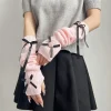 housse de bras tricotée pour étudiante japonaise, kawaii, douce et respirante, avec nœud lolita, amour, demi doigt, manchon de main