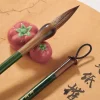 pinceau de calligraphie traditionnelle chinoise, aquarelle à l'huile, poils de loup, écritures, peinture à l'huile sur bois, pinceau d'artiste