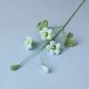 bouquet de fleurs oxalis tricotées, bouquet de fleurs artificielles au crochet, décoration de fête à domicile