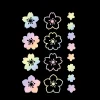 autocollant de fleurs de sakura pour voiture, décalcomanies en vinyle, autocollant pour ordinateur portable, décoration de fenêtre de pare brise, accessoires externes, aucune fleur