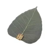 Bodhi feuille fuite de thé Zen filtre à feuilles naturelles filtre à thé accessoires de cérémonie du thé passoire signet