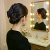 Élégant grand strass arc griffe de cheveux crabe perles épingles à cheveux femmes filles doux cheveux ornement pinces à cheveux mode cheveux accessoires