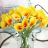 bouquets de fleurs de lys calla en pu, décoration d'automne pour la maison, plantes artificielles, fausses fleurs artificielles, décoration de mariage