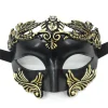 masques pour hommes, mascarade d'ancien guerrier greco roman, accessoires de costume de cosplay pour fête d'halloween, demi masque sexy, accessoires