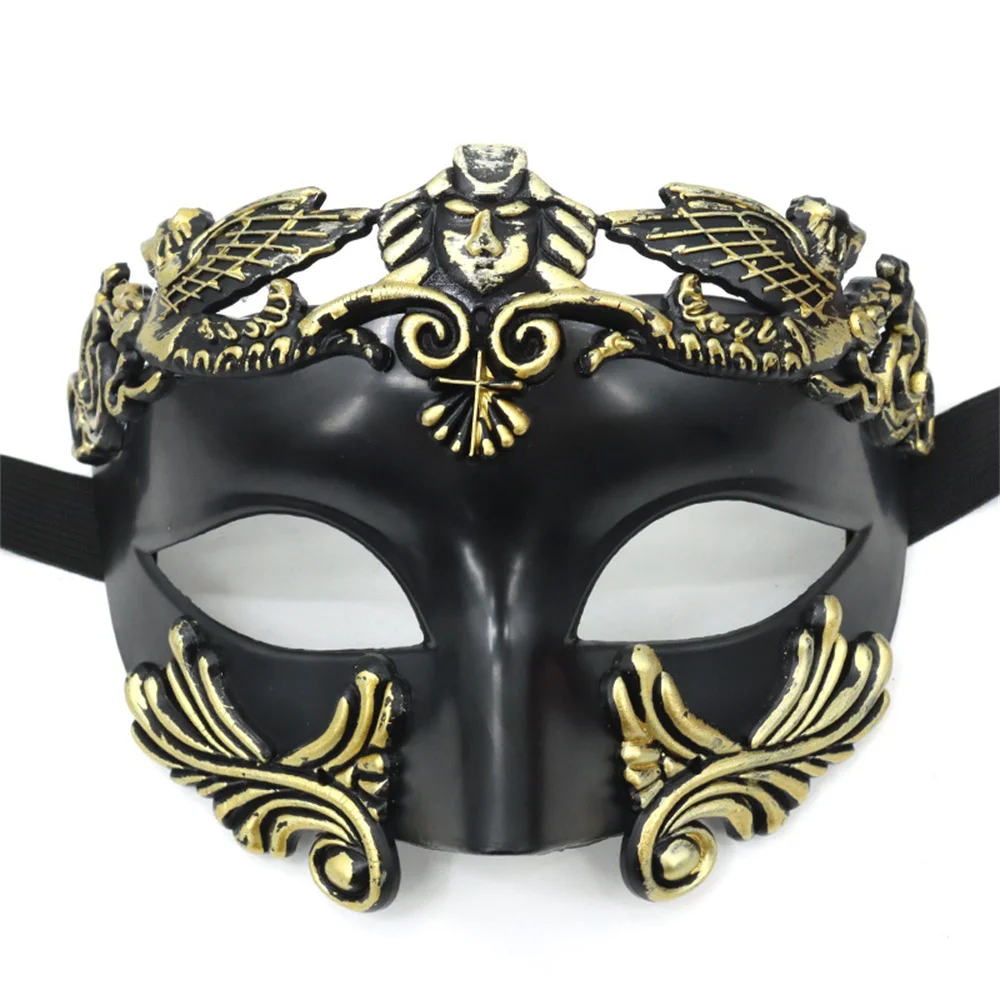 masques pour hommes, mascarade d'ancien guerrier greco roman, accessoires de costume de cosplay pour fête d'halloween, demi masque sexy, accessoires masques pour hommes, mascarade d'ancien guerrier greco roman, accessoires de costume de cosplay pour fête d'halloween, demi masque sexy, accessoires