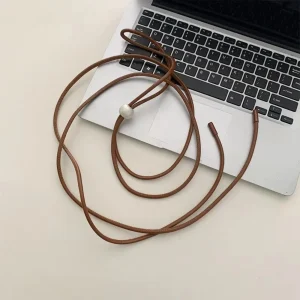 Ceinture de styliste coréen pour femmes, jupe de luxe, corde de taille, en cuir, robe amincissante, ceinture en jean, Streetwear Ceinture de styliste coréen pour femmes, jupe de luxe, corde de taille, en cuir, robe amincissante, ceinture en jean, Streetwear