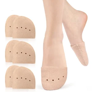 Coussinet avant-pied en feutre pour chaussures de Ballet, coussinets d’orteils perforés doux, Anti-usure et absorbant les chocs Coussinet avant-pied en feutre pour chaussures de Ballet, coussinets d’orteils perforés doux, Anti-usure et absorbant les chocs