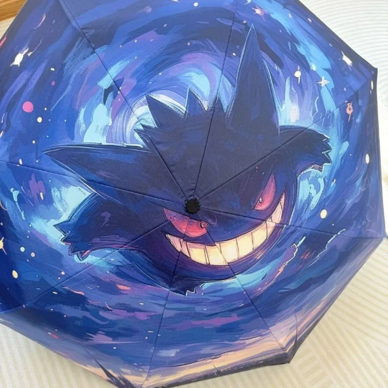 pikachu gengar parapluie pliable protection uv anime dessin animé parasols portables coupe vent grand manuel parapluies automatiques pikachu gengar parapluie pliable protection uv anime dessin animé parasols portables coupe vent grand manuel parapluies automatiques