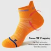 chaussettes de cheville athlétiques rembourrées, talon et orteils renforcés, maille respirante, support de voûte plantaire, sport, course à pied, chaussettes à languettes
