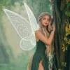 costume de cosplay pour femmes et filles, accessoires de déguisement, ailes de fée papillon, aile d'ange de princesse scintillante pour halloween
