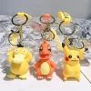 figurine originale de pikachu, porte clés de dessin animé à la mode, modèle décoratif de dessin animé pokémon, jouet de décoration de voiture pour enfants