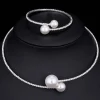 collier ouvert plein de diamants et de petites perles pour femmes, personnalité japonaise et coréenne, sangle de cou, chaîne de clavicule
