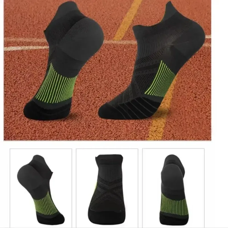 1 paire de chaussettes de cheville de sport, tricot épais, coupe basse, respirantes, séchage rapide, pour le fitness en plein air, la course à pied, la randonnée, résistantes à l'usure, chaudes 1 paire de chaussettes de cheville de sport, tricot épais, coupe basse, respirantes, séchage rapide, pour le fitness en plein air, la course à pied, la randonnée, résistantes à l'usure, chaudes