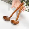couverts en bois japonais, cuillère coréenne, accessoires d'ustensiles de cuisine, 1 ensemble, 3 ensembles, 5/10 ensembles