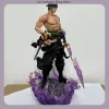 statue de pose debout roronoa zoro, 32cm, une pièce, modèle animé, figurine pour collection de cadeaux d'anniversaire