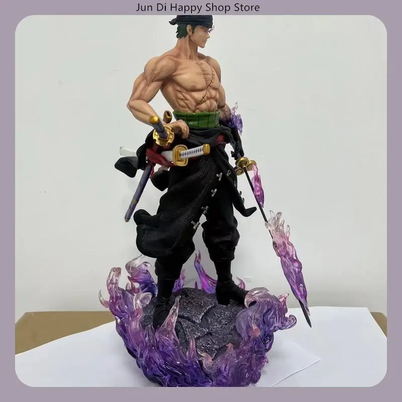 statue de pose debout roronoa zoro, 32cm, une pièce, modèle animé, figurine pour collection de cadeaux d'anniversaire statue de pose debout roronoa zoro, 32cm, une pièce, modèle animé, figurine pour collection de cadeaux d'anniversaire