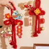 Pendentif nœud chinois en coton, année du cheval, bonne chance, Festival de printemps, breloque porte-bonheur, ornements décoratifs suspendus pour porte murale