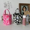 sac à lunch en toile portable, simple et polyvalent, japonais, en forme de e27