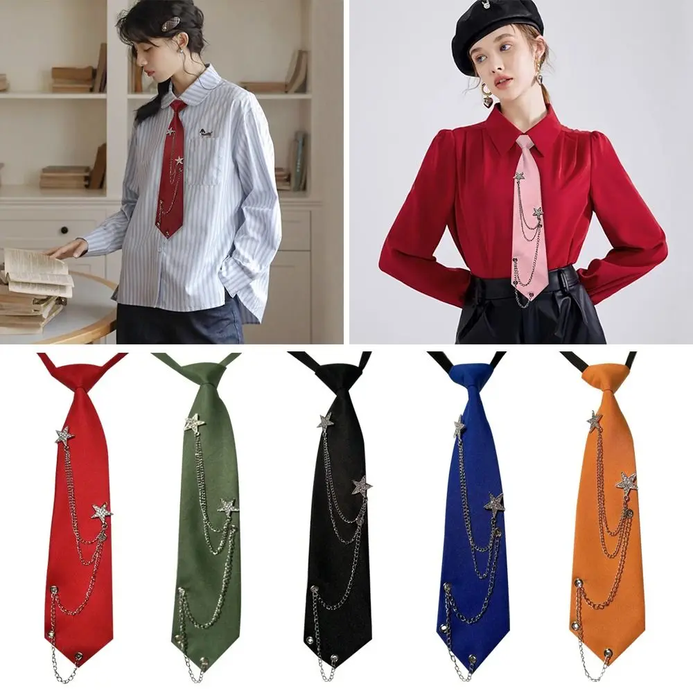 mode pré attaché jk cravate punk jk preppy noeud papillon réglable vintage étoile chaîne cravate pour hommes femmes mode pré attaché jk cravate punk jk preppy noeud papillon réglable vintage étoile chaîne cravate pour hommes femmes