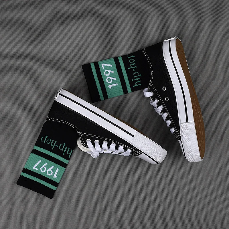 chaussettes streetwear pour hommes, sport coréen, harajuku, tendance, skateboard, couple, chaussettes hip hop à rayures hautes, 1997 chaussettes streetwear pour hommes, sport coréen, harajuku, tendance, skateboard, couple, chaussettes hip hop à rayures hautes, 1997