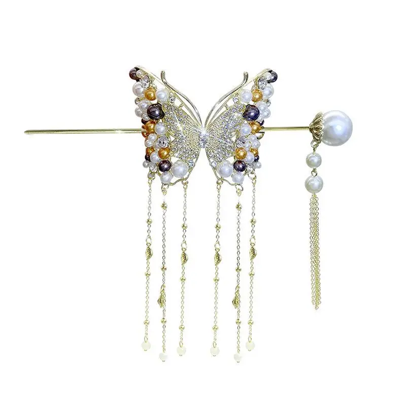 pinces à friser pour femmes, bâtons de cheveux, style chinois, fleur, pompon, épingle à cheveux, outils de coiffure, accessoires pour cheveux féminins, nouveaux couvre chef pinces à friser pour femmes, bâtons de cheveux, style chinois, fleur, pompon, épingle à cheveux, outils de coiffure, accessoires pour cheveux féminins, nouveaux couvre chef